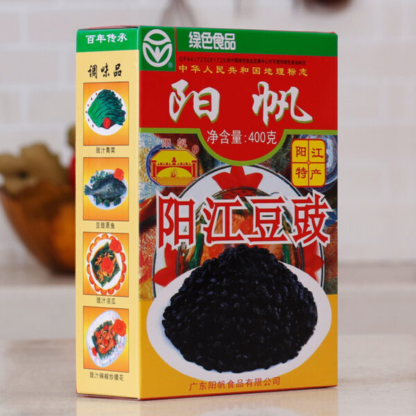 阳帆 豆豉  A Chinese seasoning made from black beans  400g per box/14.11oz - 图片 4
