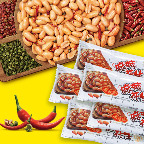 黄飞红  花生  Snacks made of peanut  Chinese snacks  25g per pack X10/8.82oz - 图片 3