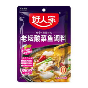 好人家 老坛酸菜鱼调料  Chinese seasoning  Chinese food  350g per bag/12.35oz