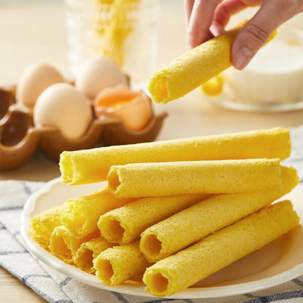 元朗 蛋卷王  Chinese pastry  Biscuits  Chinese snacks  454g per box/16.01oz - 图片 2