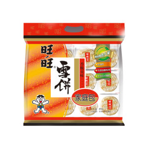 旺旺 雪饼  Biscuits made of rice  Slightly sweet  Chinese snacks  400g per bag/14.11oz