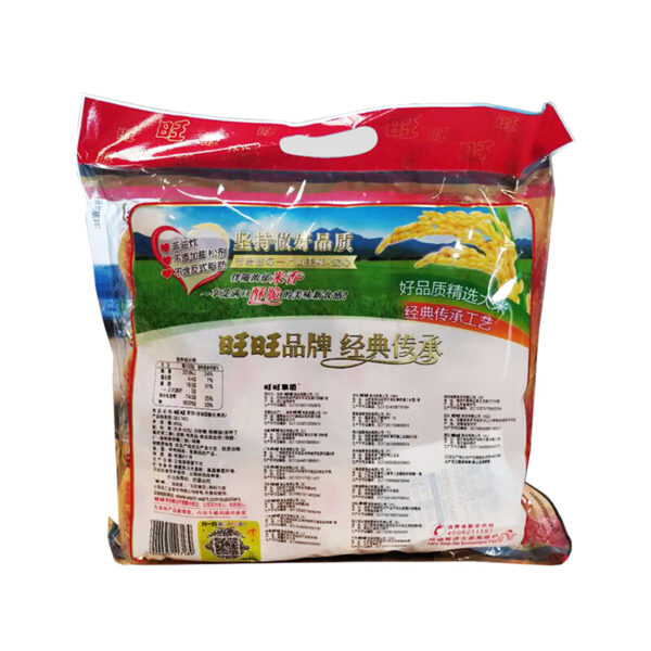 旺旺 雪饼  Biscuits made of rice  Slightly sweet  Chinese snacks  400g per bag/14.11oz - 图片 2