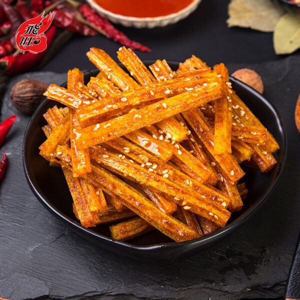 飞旺 八宝里青丝 辣条  Latiao  fragrant and spicy  Gluten  Spicy strips  Chinese snacks  16g per pack X30/16.93oz - 图片 3