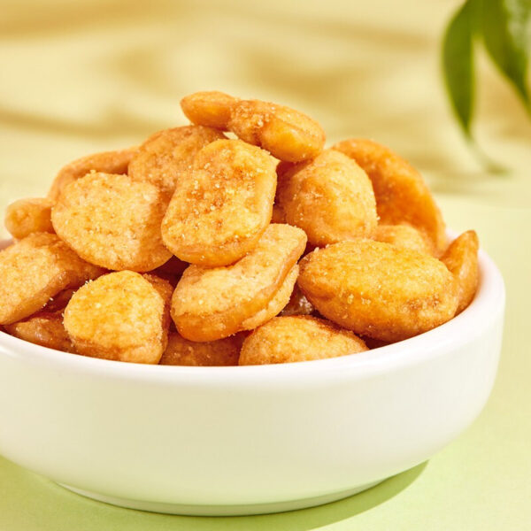 甘源 蟹黄味蚕豆  Snacks made from broad beans  Nuts  Chinese snacks 285g per bag/10.05oz - 图片 2