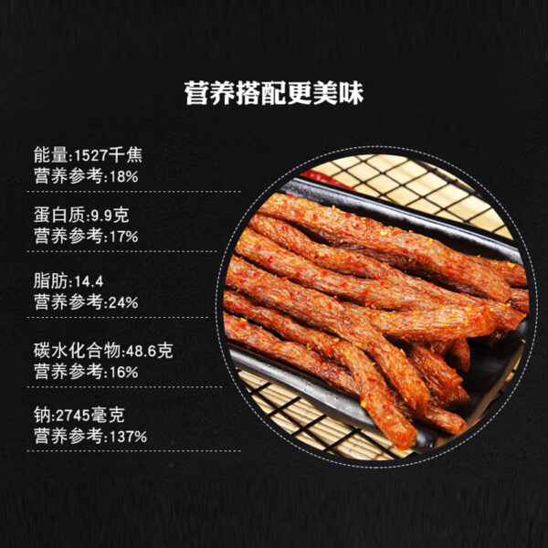 宇仔 大长今辣条  Latiao  Spicy strips  Gluten  Chinese snacks  172g per pack X3/18.2oz - 图片 3