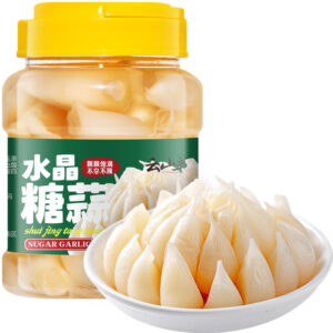 云山半 糖蒜  Chinese pickles made of garlic  Chinese food  500g per bottle/17.64oz