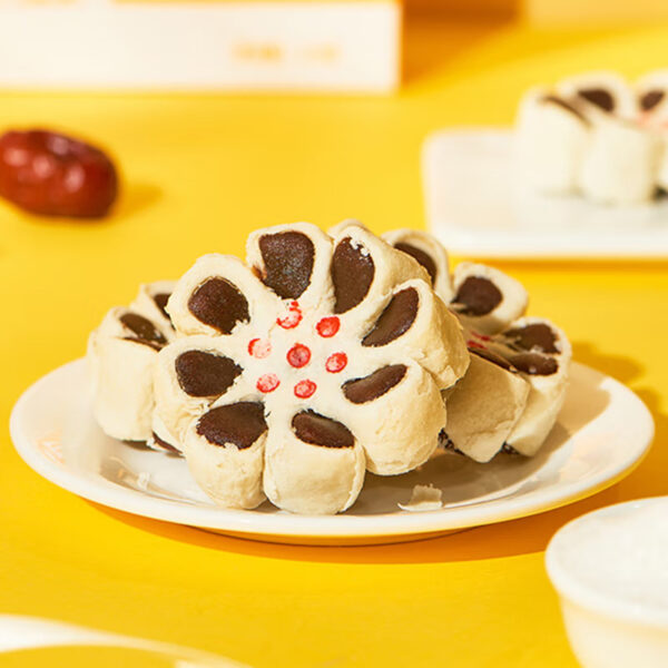 稻香村  枣花酥  Chinese pastry  Red date flavor  Biscuits  Chinese snacks  210g per box, X2/14.82oz - 图片 2
