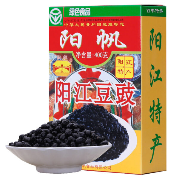 阳帆 豆豉  A Chinese seasoning made from black beans  400g per box/14.11oz
