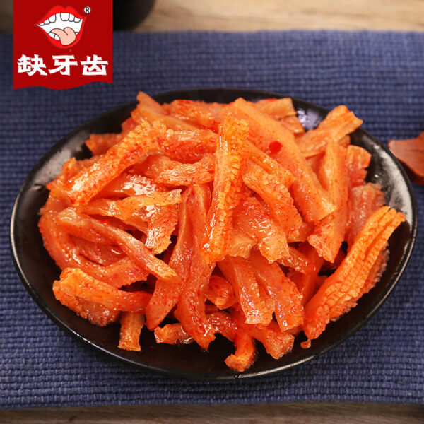 缺牙齿  辣条 爆辣  Latiao  Very spicy  Snacks made by Konjac  Chinese snacks  16g per pack X30/16.93oz - 图片 6