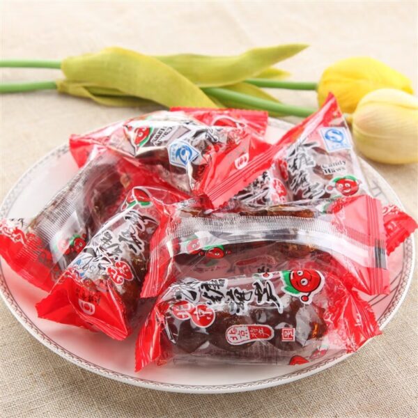 红螺 冰糖葫芦  Bingtanghulu  Preserved fruits made from hawthorn  Chinese snacks  400g per box/14.11oz - 图片 4