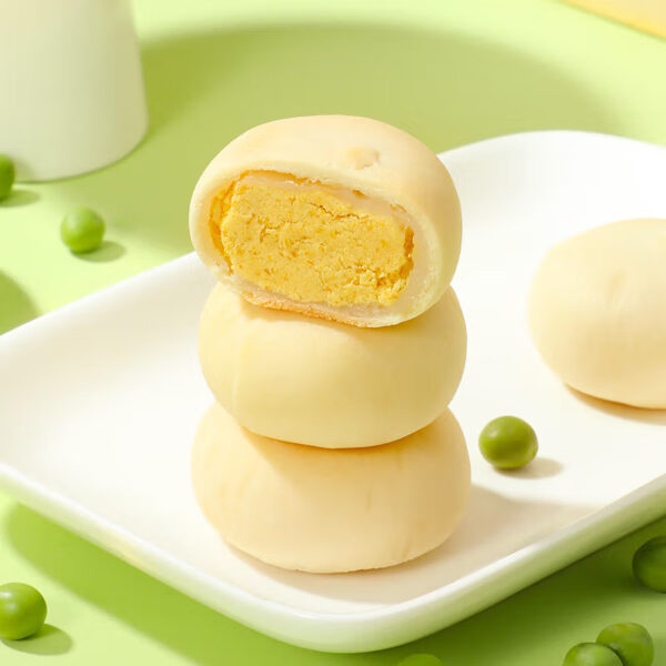 味滋源 绿豆饼  Mung bean paste biscuit  Chinese pastry  Chinese snacks  500g per box/17.64oz - 图片 5