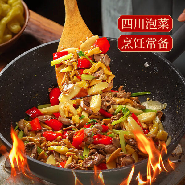川珍 泡小米椒  Chinese seasoning made with Capsicum annuum L  pickled pepper  Chinese food  500g per bottle/17.64oz - 图片 5