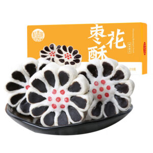 稻香村  枣花酥  Chinese pastry  Red date flavor  Biscuits  Chinese snacks  210g per box, X2/14.82oz