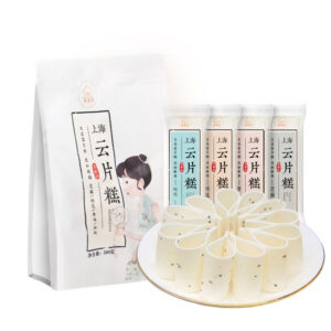 集香草 云片糕  混合口味  Chinese pastry  Biscuits  Chinese snacks  500g per bag/17.64oz