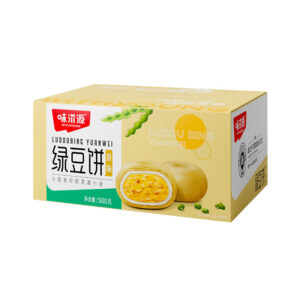 味滋源 绿豆饼  Mung bean paste biscuit  Chinese pastry  Chinese snacks  500g per box/17.64oz