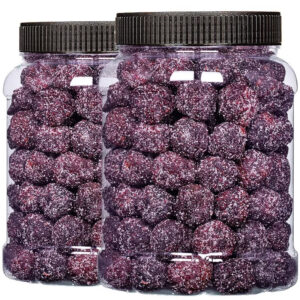 春江月 冰糖杨梅  Preserved fruits made from bayberries  Chinese snacks  500g per bottle/17.64oz