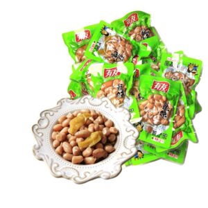 有友  泡花生  野山椒味  Snacks made with peanuts and pickled pepper  Chinese snacks  428g per pack/15.1oz
