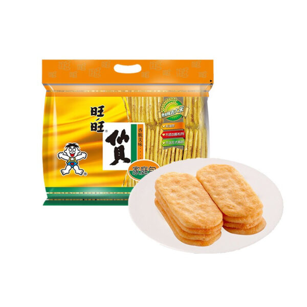 旺旺 仙贝  Potato chips snacks made from rice  Chinese snacks  400g per bag/14.11oz - 图片 5