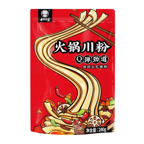 川娃子  火锅川粉  Sweet potato powder  Food to go with hot pot  Chinese food  240g per pack X3/25.4oz