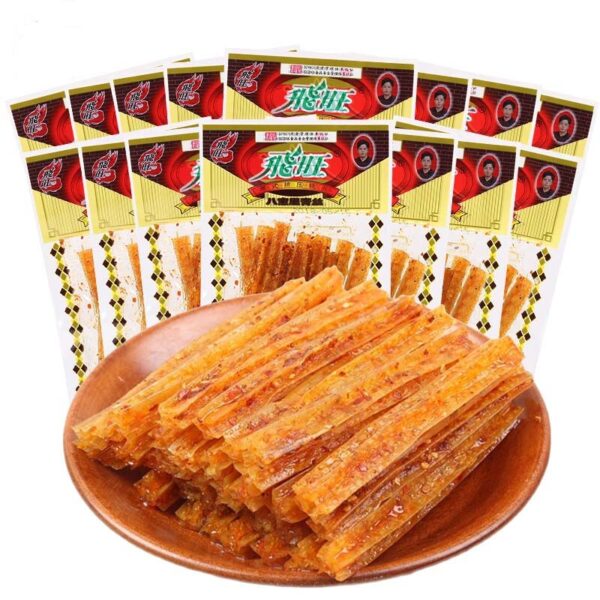 飞旺 八宝里青丝 辣条  Latiao  fragrant and spicy  Gluten  Spicy strips  Chinese snacks  16g per pack X30/16.93oz - 图片 6