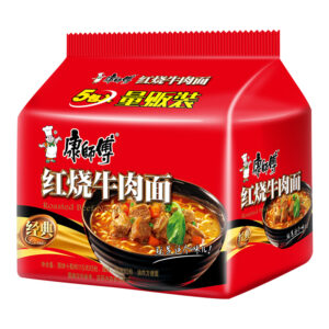 康师傅  方便面  Chinese instant noodles  5 packs per bag/18.34oz