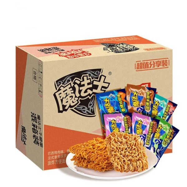 魔法士 干脆面  Crispy Snack Noodles  Chinese snacks  48 packs per box/33.86oz