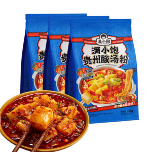 满小饱 贵州酸汤米线  Guizhou sour rice noodle  Chinese instant noodles  351g per pack X3/37.14oz