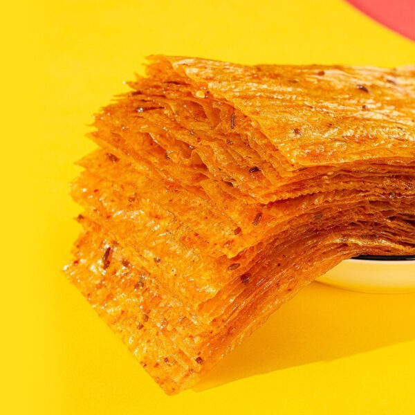 源氏 老式大辣片  辣条  Latiao  fragrant and spicy  Gluten  Spicy strips  Chinese snacks  200g per pack X2/14.11oz - 图片 4