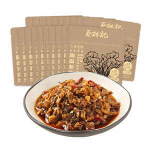 蔡林记 外婆菜  Chinese-style pickled vegetables  Slightly spicy  Chinese food  30g per pack X20/21.16oz