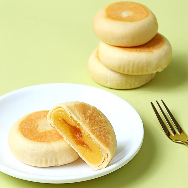 味滋源  榴莲饼  Durian flavor biscuits  Chinese snacks  Chinese food  500g per box/17.64oz - 图片 2