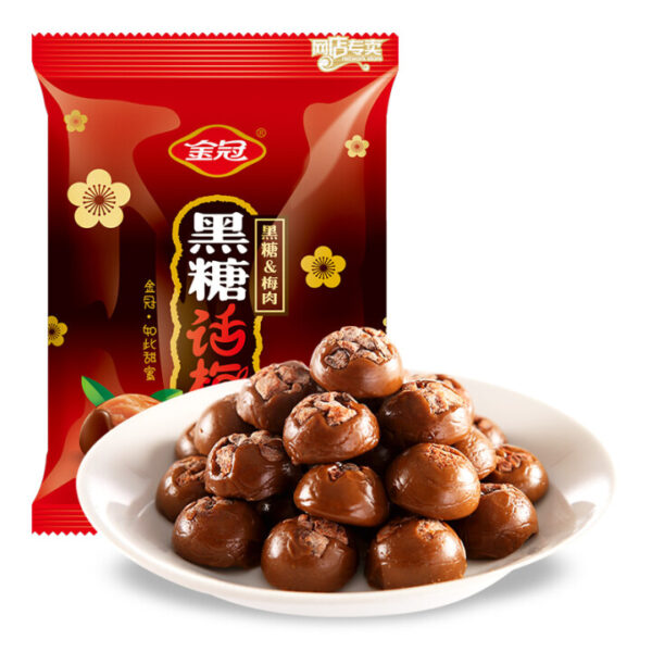 金冠  话梅糖  Preserved plum flavor candy  Hard candy  Chinese snacks  468g per bag/16.51oz - 图片 2