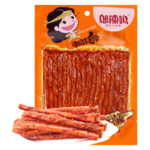 邬辣妈  豆筋  辣条  latiao  Spicy strips  Gluten  Chinese snacks  Chinese food  70g per pack X5/12.35oz
