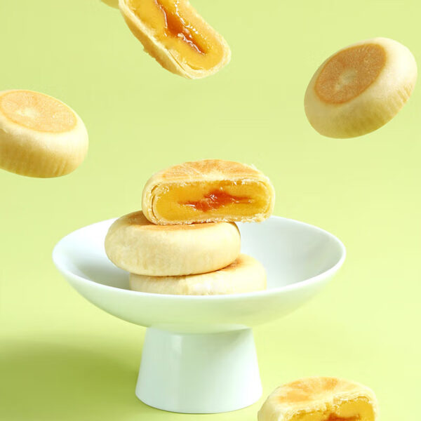 味滋源  榴莲饼  Durian flavor biscuits  Chinese snacks  Chinese food  500g per box/17.64oz - 图片 3
