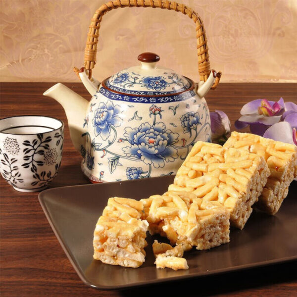 稻香村  沙琪玛  Chinese pastry  biscuit  Chinese snacks  500g per box/28.22oz - 图片 4