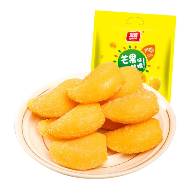 雅客  芒果味软糖  Mango flavor Soft candy  Chinese snacks  500g per bag/17.64oz - 图片 5