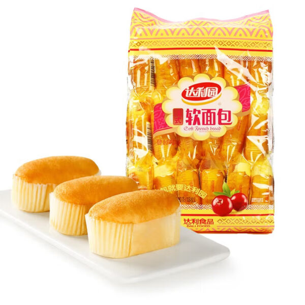 达利园  软面包  Chinese bread  Fragrant, soft and delicious  Chinese snacks  360g per bag X2/25.4oz - 图片 4