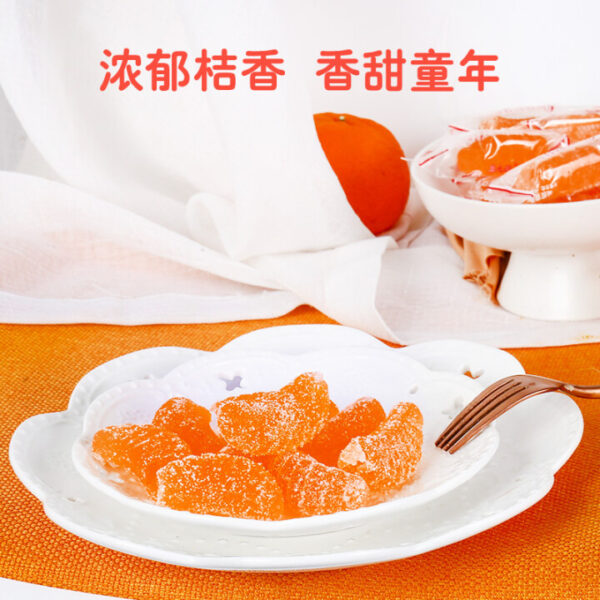 马大姐  橘子味软糖  Orange flavor Soft candy  Chinese snacks  500g per bag/17.64oz - 图片 6