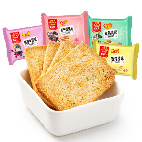 米多奇  烤馍片  Chinese special biscuit  Snacks  40g per pack X10/14.11oz