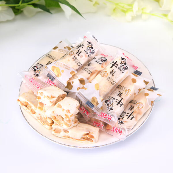 锦大  牛轧糖  花生糖  Peanut candy  soft candy  Chinese snacks  500g per bag/17.64oz - 图片 4