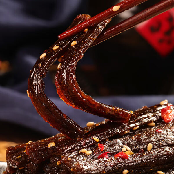 思乡山  蒜香豆角干  辣条  latiao  Spicy strips  Chinese snacks  320g/11.29oz - 图片 5