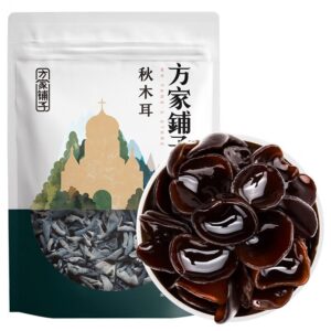 方家铺子  秋木耳  dry agaric  Dry goods  Chinese food  500g per bag/17.64oz
