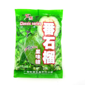 宏源  番石榴糖  Guava-flavored candy  Hard candy  Chinese snacks  350g per bag/12.35oz