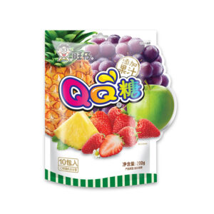 旺仔QQ糖  Fruit-flavored soft candy  Chinese snacks  200g per bag/7.05oz