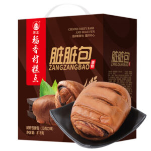 稻香村  脏脏包  Chocolate-flavored bread  Chinese pastry  816g per box/28.78oz