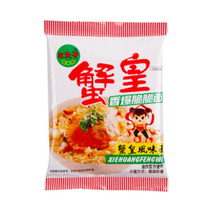 三太子  蟹皇干脆面  Crispy Snack Noodles  Instant noodles  Chinese snacks  14g per pack X30/14.82oz